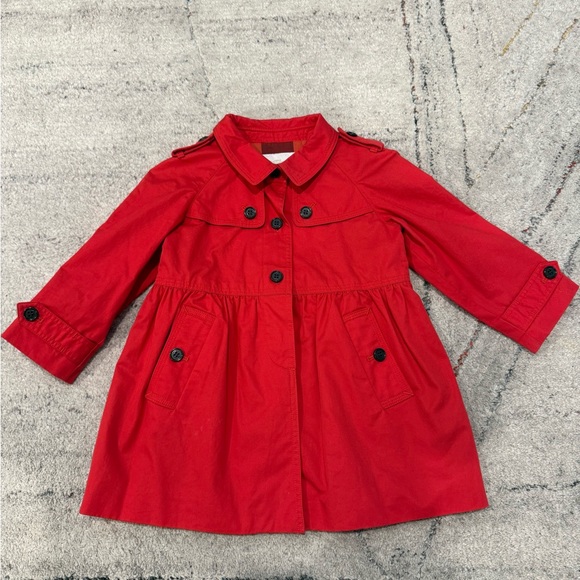 Authentic Burberry Baby Girl Trench Coat Dress 18 months 2T